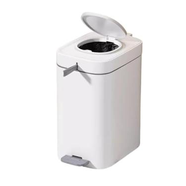 Imagem de Caixote do lixo Caixote do lixo Pé de casa de banho doméstico com tampa Grande capacidade WC Liviroom Cozinha Lixeira / Cor/31,2 * 36,8 * 20 cm