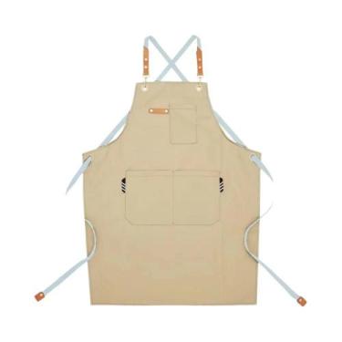 Imagem de Avental Profissional Unissex Para Chef Com Bolso E Logotipo Personaliz