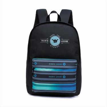 Imagem de Mochila Hang Loose Masculina Espaçosa Casual Resistente Moderna-Masculino