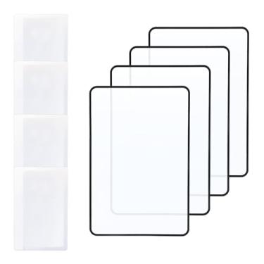 Imagem de 8un Folha Ampliação Página para Leitura, 12x18cm & 5,5x8,2cm 3X Leve Óptico Plástico Lente Fresnel Marcador Livro Lupa Plana para Idosos Baixa Visão Pessoas Ler Pequena Impressão Mapas Livros