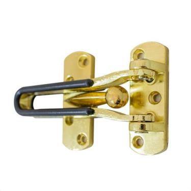 Imagem de Fecho De Segurança Trifor Para Porta Em Aço Inox Dourado - Roddex