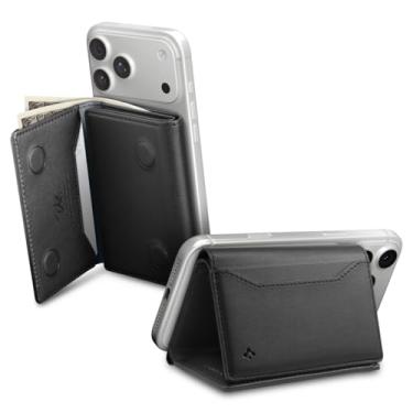 Imagem de Spigen Para carteira MagSafe, comporta 7 cartões, Valentinus S (MagFit) porta-cartões magnético com três dobras compatível com iPhone 17/16/15/14/13/12 Pixel 10 Pro/Pro XL/Fold MagSafe-Cases