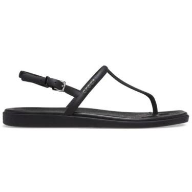 Imagem de Sandália crocs miami thong sandal black, 36, Black