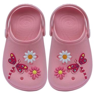 Imagem de Sandalia Babuche Feminino Infantil Menina Chinelo Leve 12.14-Feminino
