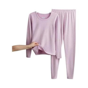 Imagem de Conjunto Térmico De Cashmere E Seda Para Homens E Mulheres, Com Decote