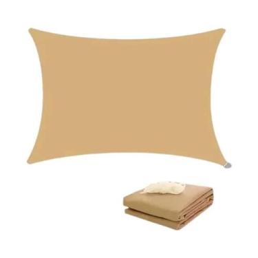 Imagem de Toldo Retangular Impermeável Para Exterior, Lona De Sombra Para Jardim