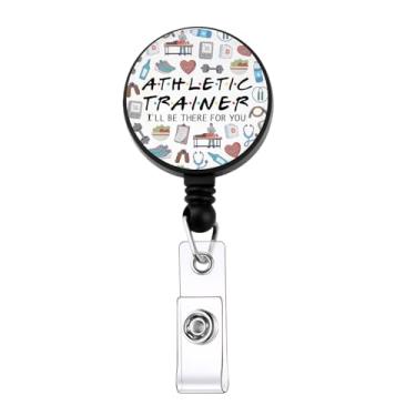 Imagem de MAOFAED Carretel de crachá de treinador atlético, I'll Be There for You, suporte de identificação para treinadores, presente de treinamento físico, presentes de mentor esportivo
