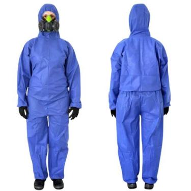 Imagem de Macacão De Segurança Covertech 200 Proteção Pintura Química Com Capuz 