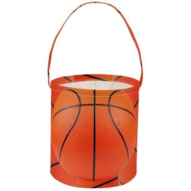 Imagem de HIYAGON Cesta de basquete de Páscoa para crianças, bebês, meninos e meninas, organizador de brinquedos, caixa organizadora para decoração de quarto de dinossauro de Páscoa (basquete)