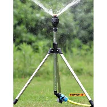 Imagem de Aspersor De Água Para Jardim Com Rotação De 360 Graus E Suporte Telesc