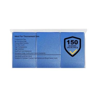 Imagem de Protetores De Cartas TCG Foscos Tamanho Padrão 100 Peças 66x91mm Para 