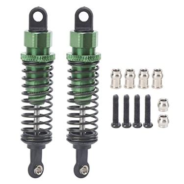Imagem de Amortecedor RC Amortecedor de alto desempenho em liga de alumínio de 72 mm Amortecedores atualizados para TRAXXAS SLASH 2WD Carro RC Conjunto de 2 peças Condução estável durável (Verde)