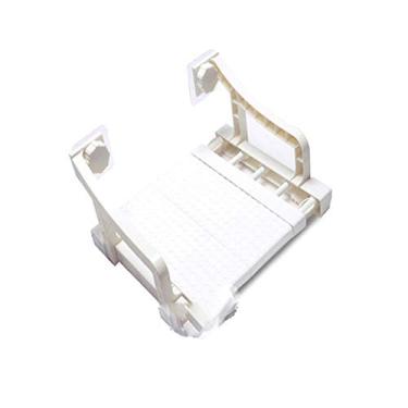 Imagem de Prateleiras de banheiro sem perfuração e sem cola, organizador de sucção de parede para banheiro, cozinha, azul, 30 a 40 cm (branco 30)