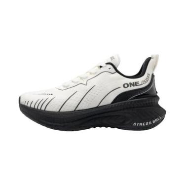 Imagem de Tênis Branco Para Corrida, Masculino E Feminino, ONEMIX, Com Almofada 