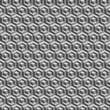 Imagem de Papel de Parede Fiesta Modern Geométrico 3D Cinza Escuro 543214 Fiesta Modern 543214