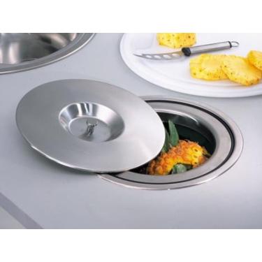 Imagem de LIXEIRA FRANKE DE SOBREPOR REDONDA 12 L (09888)