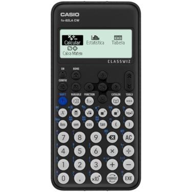Imagem de Calculadora Cientifica Classwiz Com 4 Aplicativos Preta Fx-82lacw-w4-dt