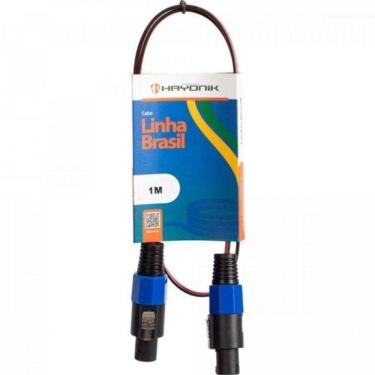 Imagem de Cabo Speakon (macho X Macho) 1mt Linha Brasil Hayonik
