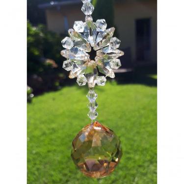 Imagem de Pingente De Cristal - Suncatcher - Chakras -facial Champagne