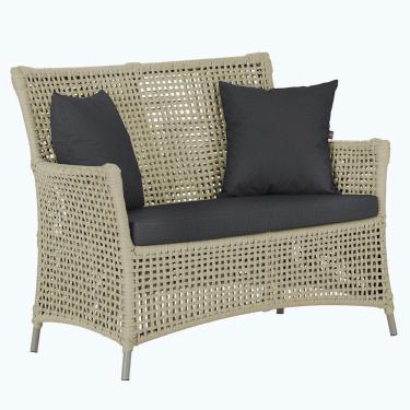 Imagem de 1 Sofá área Externa Igapó Alumínio Fendi Corda Náutica E11 Rami