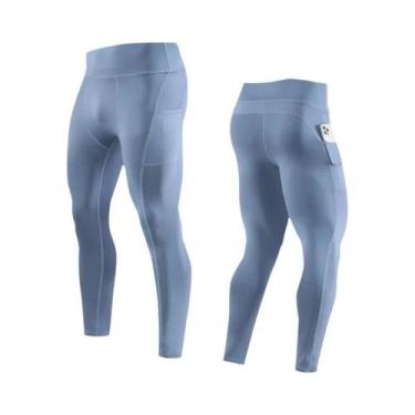 Imagem de Calças Leggings De Compressão Para Corrida Masculina, Calças Esportiva