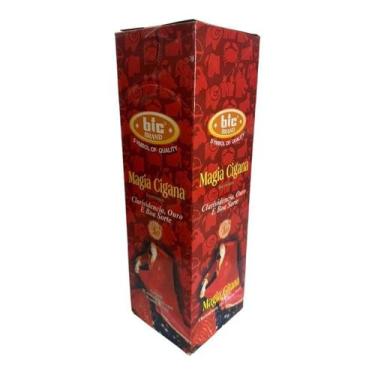 Imagem de Incenso Indiano Bic Magia Cigana 25 Caixas Com 8 Varetas - Lua Mística