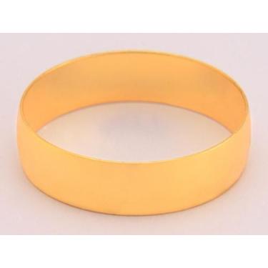 Imagem de Aliança Folheada Ouro 18k Lisa - Ancia Jias e Semijoias, Cor única, 13