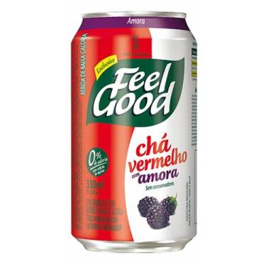 Imagem de Chá Vermelho c/ Amora FEEL GOOD Zero Caloria 330ml