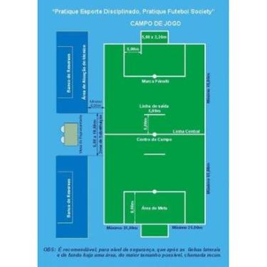 Imagem de Rede Oficial Futebol Society 4m Fio 4(Nylon) - Par-Unissex