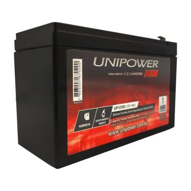 Imagem de Bateria Selada VRLA 12V 9,0Ah F187 UP1290 Unipower