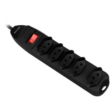 Imagem de Filtro de Linha com 5 Tomadas Preto WI297 Multilaser