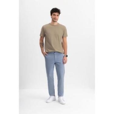 Imagem de Calça Masculina Em Sarja Essendi Azul Escuro-Masculino