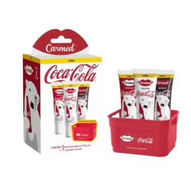 Imagem de Protetor Labial Carmed Kit C/3 Unidades Coca Cola 10G - Cimed