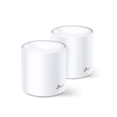 Imagem de Roteador Gigabit Wi-Fi 6 Mesh TP-Link DECO X60 (2 unid.) Wireless AX3000 Dual Band 2,4/5 GHz, OFDMA e Mu-Mimo, Beamforming, WPA3, TP-Link HomeShield, Controle dos Pais, Rede de convidados, QoS, Branco