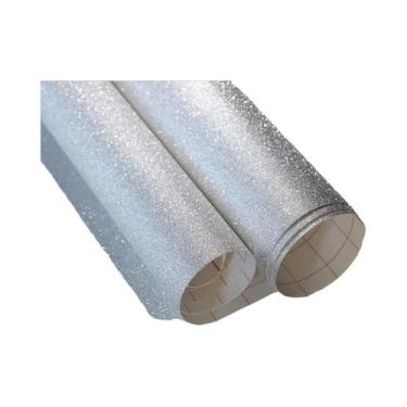 Imagem de Papel De Parede Autoadesivo Prateado À Prova De Umidade Para Renovação