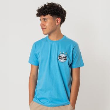 Imagem de Camiseta Classic Juvenil Grêmio Tradicional Azul-Masculino