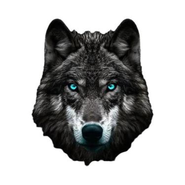 Imagem de Pôster De Arte Em Tela De Animais Pretos: Águia, Leão E Lobo Para Deco