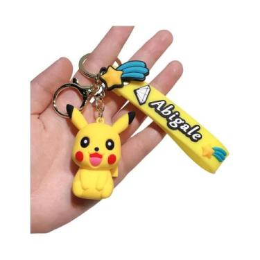 Imagem de Chaveiro De Silicone Pokémon Para Crianças: Pikachu, Charmander, Squir