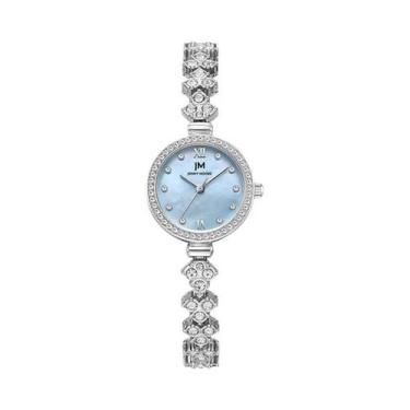 Imagem de Relógio Feminino À Prova D'água Com Mostrador Quadrado De Diamante E Q