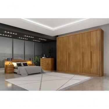 Imagem de Guarda Roupa Casal 6 Portas 8 Gavetas Coimbra Horizonte