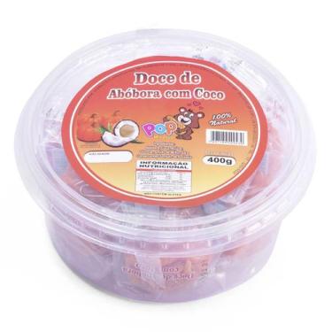 Imagem de Doce Abobora Sabor Natural Com Coco Ralado Pop Mirassol 400g - STABILE