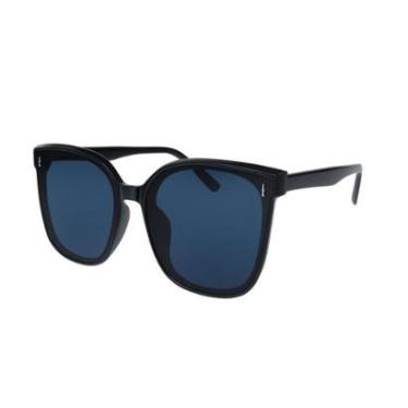 Imagem de Óculos de Sol Preto Clássico Lente Azul UV400 Masculino-Masculino