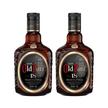Imagem de Combo com 2 whisky old parr 18 anos 750ml