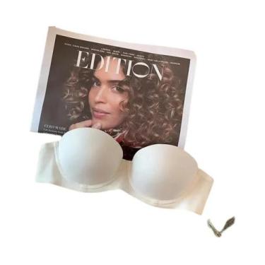 Imagem de Sutiã Bralette Sem Costura Para Mulheres, 1/2 Copo, Macio, Invisível, 
