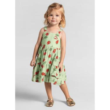 Imagem de Vestido infantil Mundi Verde-Feminino