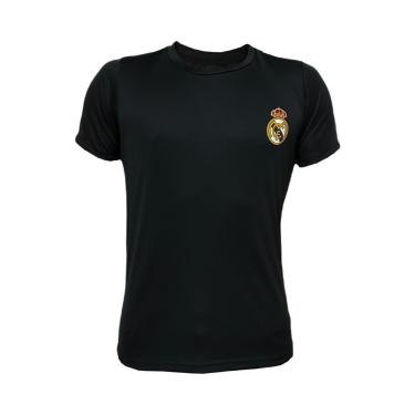 Imagem de Camisa Real Madrid Símbolo Preta - Juvenil-Masculino