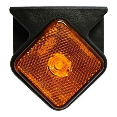 Imagem de Lanterna Lateral Carreta Guerra Led Bivolt Braslux Com Sup