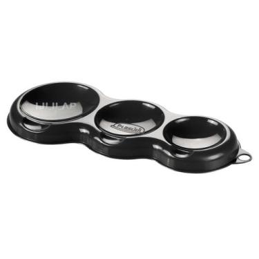 Imagem de Descanso de Talher Apoio para Colher Plástico - PLASUTIL, PRETO