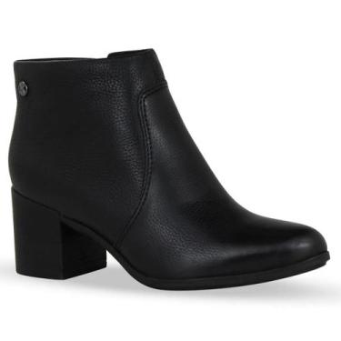 Imagem de Bota Cano Curto Couro Preto Bottero 346901-24, 37, Preto