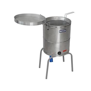 Imagem de Fritadeira Elétrico Industrial Metvisa 38 Litros Agua e Oleo 5.000W 22